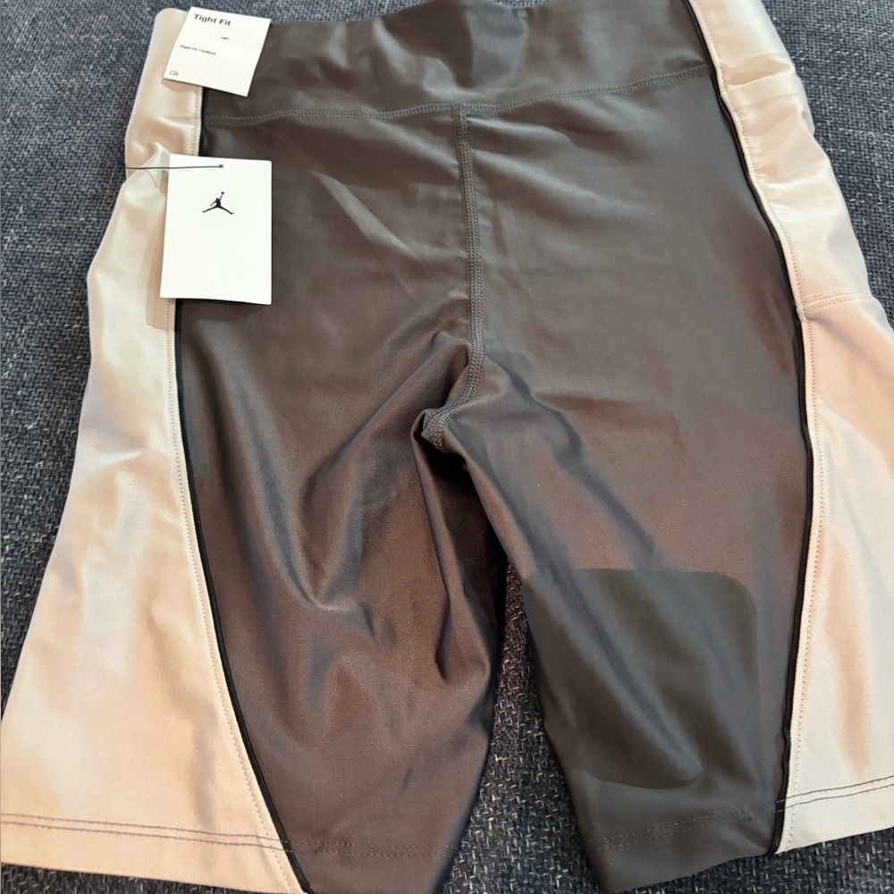 Jordan Two-Tone Biker Athletic Shorts with side pockets!